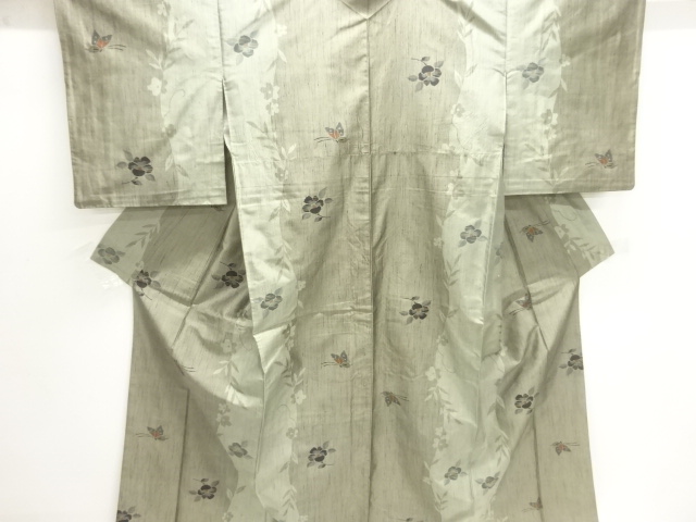 Japanese Kimono / Tsumugi Omeshi Silk